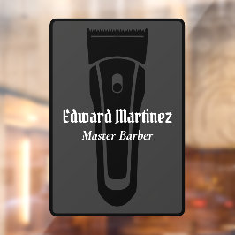 Barber Shop Barbershop Elektrisch Haar Clipper Raamsticker