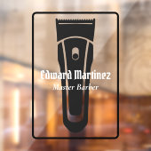 Barber Shop Barbershop Elektrisch Haar Clipper Raamsticker (Vel 2)