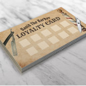 Barber Shop Barbershop Klantlogo Punch Klantenkaartje