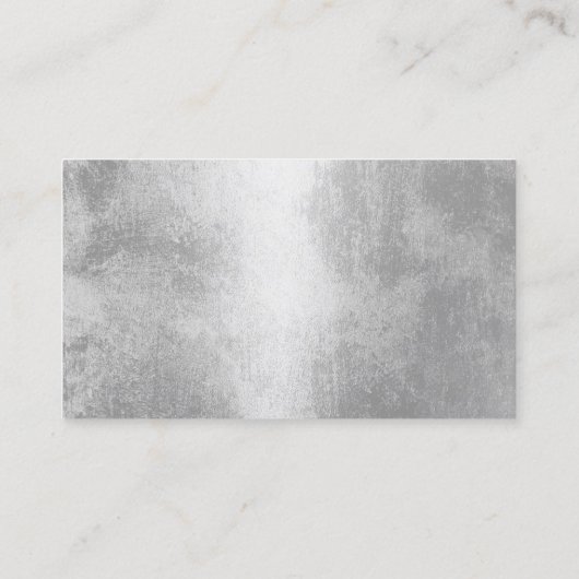 Barber Shop Barbershop Modern Silver Loyalty (Achterkant)