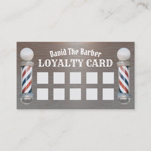 Barber Shop Barbershop Professional Metal Loyalty (Voorkant)