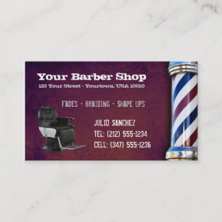 Barber Shop BC Afsprakenkaartje