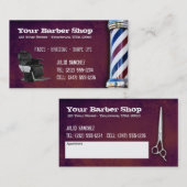 Barber Shop BC Afsprakenkaartje (Voorkant / Achterkant)