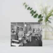 Barber Shop Briefkaart (Staand voorkant)