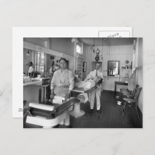 Barber Shop Briefkaart (Voorkant / Achterkant)