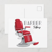 Barber Shop Briefkaart (Voorkant / Achterkant)