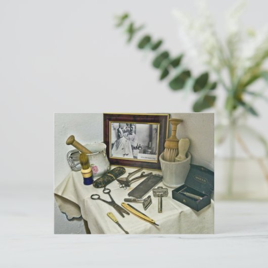 Barber Shop Briefkaart (Staand voorkant)