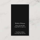 Barber Shop Business Card Visitekaartje (Achterkant)