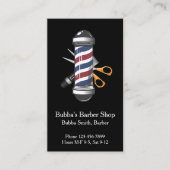 Barber Shop Business Card Visitekaartje (Voorkant)