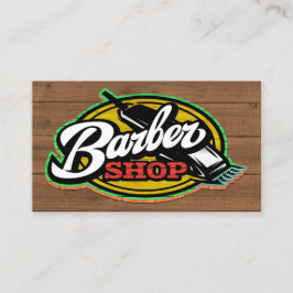 Barber Shop Business Card Visitekaartje