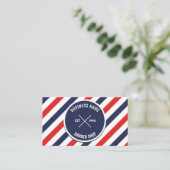 Barber Shop Business Card Visitekaartje (Staand voorkant)
