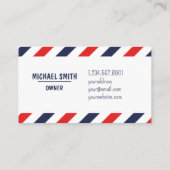 Barber Shop Business Card Visitekaartje (Achterkant)