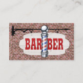 Barber Shop Business Card Visitekaartje (Voorkant)