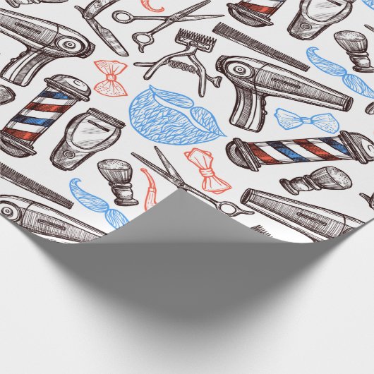 Barber Shop Cadeaupapier (Hoek)