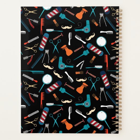 Barber Shop Custom Planner (Achterkant)