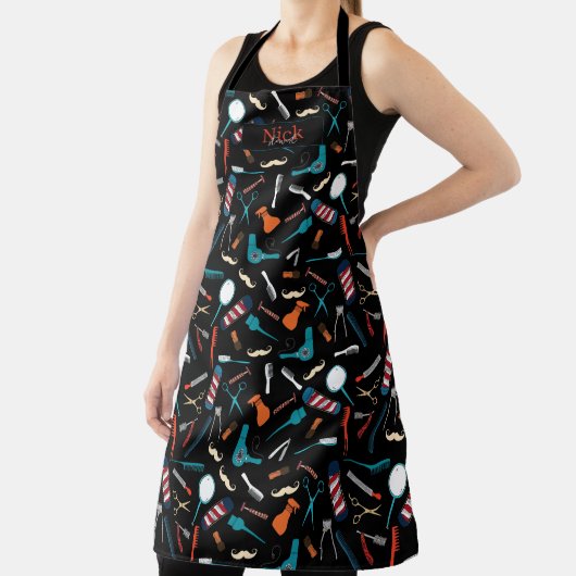 Barber Shop Custom Schort (Insitu)