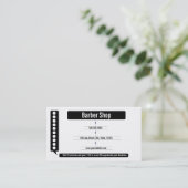 Barber Shop Customer loyalty visitekaartje (Staand voorkant)