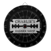 Barber shop dartboard met scheermesontwerp dartbord (Voorkant)