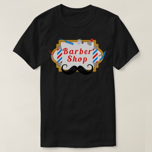 Barber Shop Design 2 T-shirt (Design voorkant)
