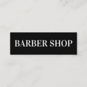 Barber Shop Eenvoudige Barber Light Visitekaartjes (Voorkant)