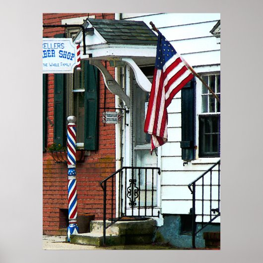 Barber Shop Entrance Poster (Voorkant)