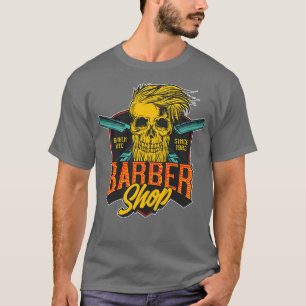 Barber Shop  Gift Cool en Funny Barber Des T-shirt