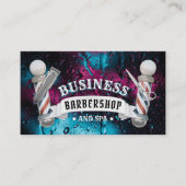 Barber Shop Hair Stylist Barbier Barbershop Visitekaartje (Voorkant)