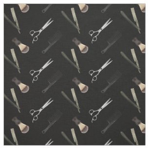 Barber Shop Hair Stylist Black Barbershop Stof