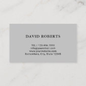 Barber Shop Hair Stylist Minimalistische Barber Po Visitekaartje (Achterkant)