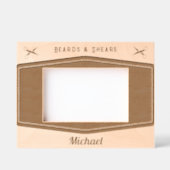 Barber Shop Hair Stylist Professional Barbershop Gegraveerde Lijstjes (Voorkant)