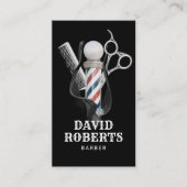 Barber Shop Hair Stylist Professional Barbershop Visitekaartje (Voorkant)