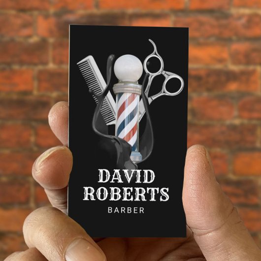 Barber Shop Hair Stylist Professional Barbershop Visitekaartje