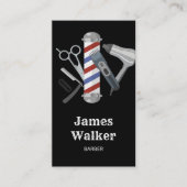 Barber Shop Hair Stylist Professional Barbershop Visitekaartje (Voorkant)