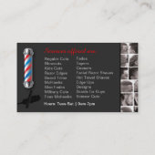 Barber Shop Hair Stylist Professional Clippers Visitekaartje (Achterkant)