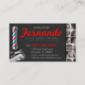 Barber Shop Hair Stylist Professional Clippers Visitekaartje (Voorkant)