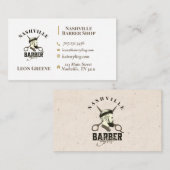 Barber Shop Hair Stylist Visitekaartje (Voorkant / Achterkant)