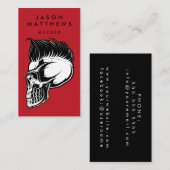 BARBER SHOP | Haircut & Sare Square Visitekaartje (Voorkant / Achterkant)