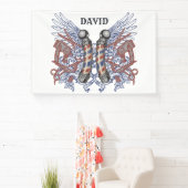 Barber Shop Hairdresser Personaliseren Spandoek (Insitu)