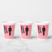 Barber Shop Icon Kapsel Kam en Schaar Papieren Bekers