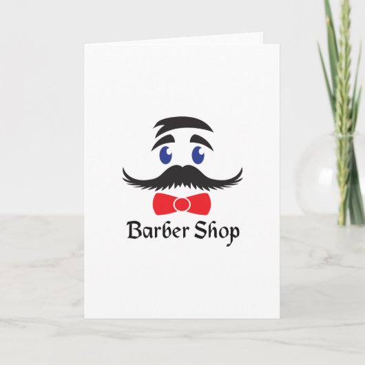 BARBER SHOP KAART (Voorkant)