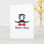 BARBER SHOP KAART (Gele Bloem)