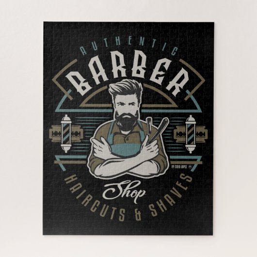 Barber Shop Legpuzzel (Verticaal)