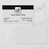 Barber Shop Lichte Visitekaartjes (Voorkant / Achterkant)