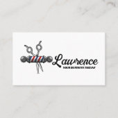 Barber Shop Logo Sign Professional Visitekaartje (Voorkant)
