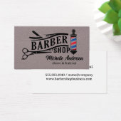 Barber Shop Logo Visitekaartje (Bureau)
