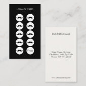Barber Shop Loyalty Punch Card (Voorkant / Achterkant)