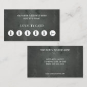 Barber Shop Loyalty Punch Card (Voorkant / Achterkant)