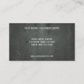 Barber Shop Loyalty Punch Card (Achterkant)