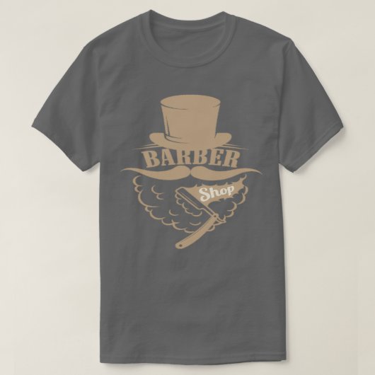 Barber Shop Man T-shirt (Design voorkant)
