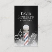 Barber Shop Master Barber Professional Barbershop Visitekaartje (Voorkant)